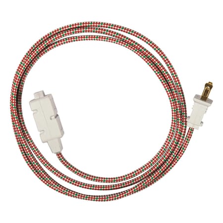 Ignitionencendido Extension Cord, 16 AWG, Indoor, 16/2, Green/Red/White, 6 ft IG2740085